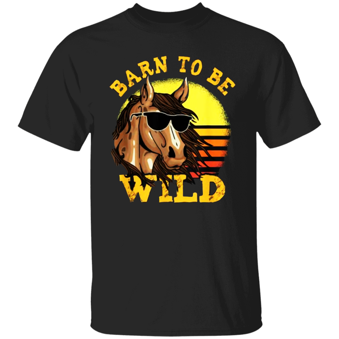 Cool Retro Horse T-Shirt