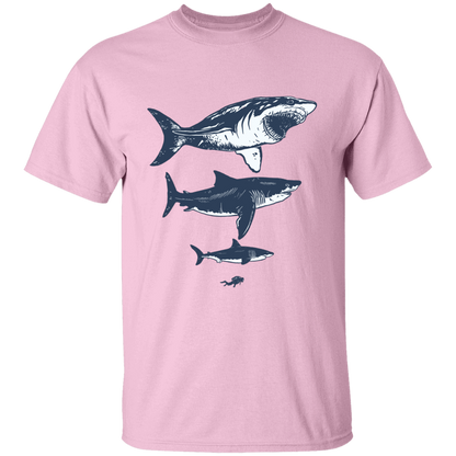 Megalodon sizes T-Shirt
