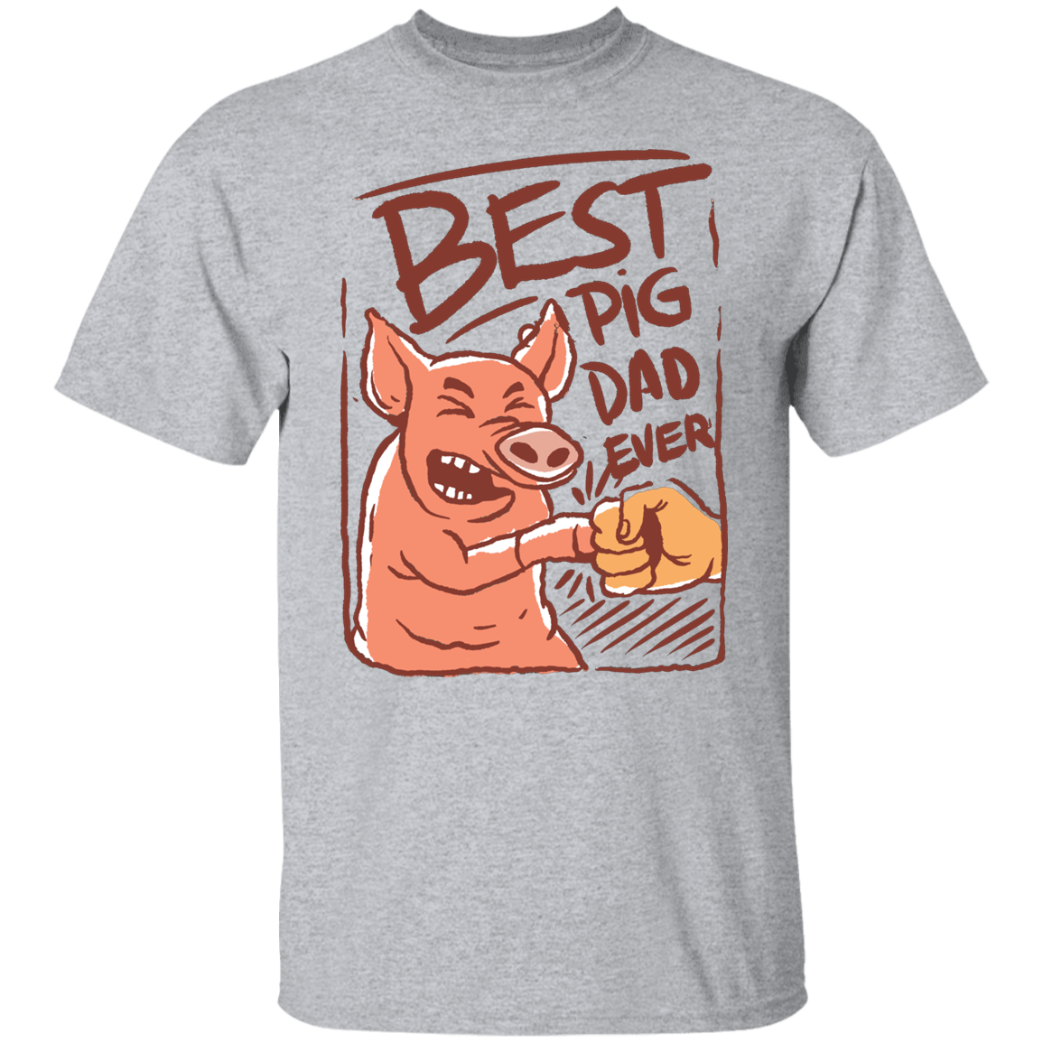 Best Pig Dad Ever T-Shirt