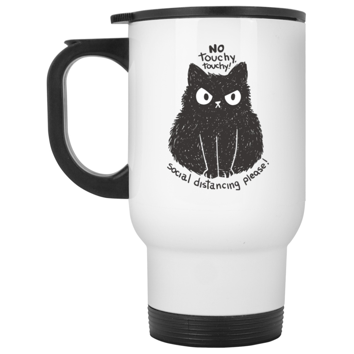 Angry Cat Animal Mugs & Bottle