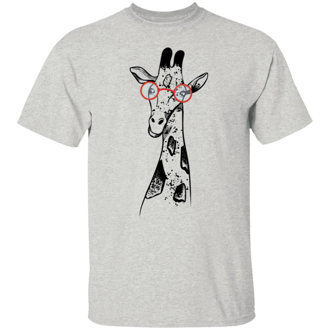 Giraffe With Glasses T-shirt