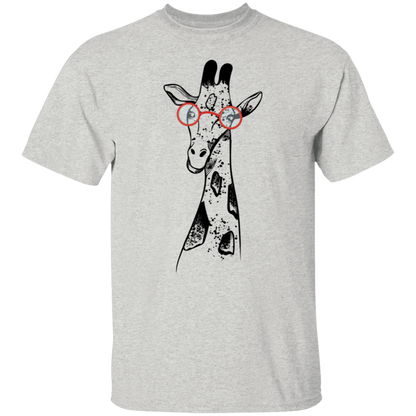 Giraffe With Glasses T-shirt