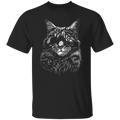 Realistic Cat With Eye Patch T-Shirt