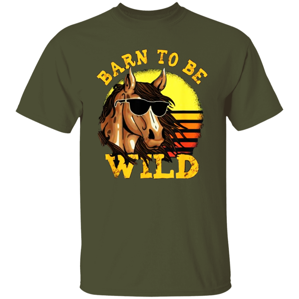 Cool Retro Horse T-Shirt