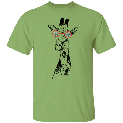 Giraffe With Glasses T-shirt