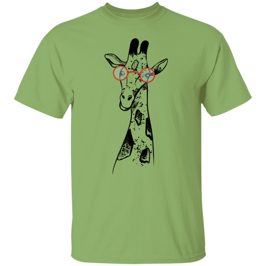 Giraffe With Glasses T-shirt