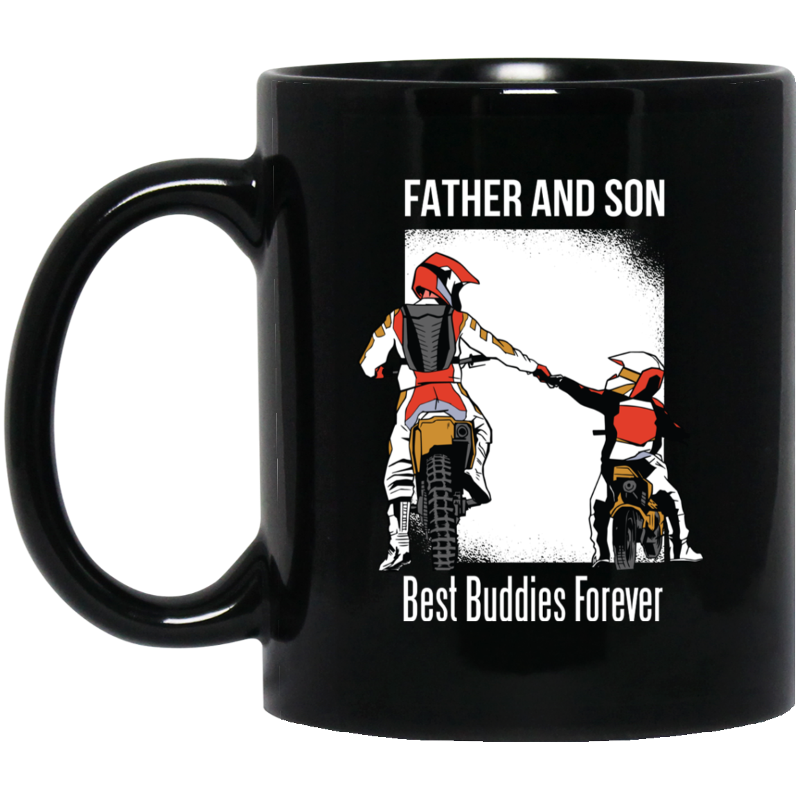 Motorcycle Black Mug