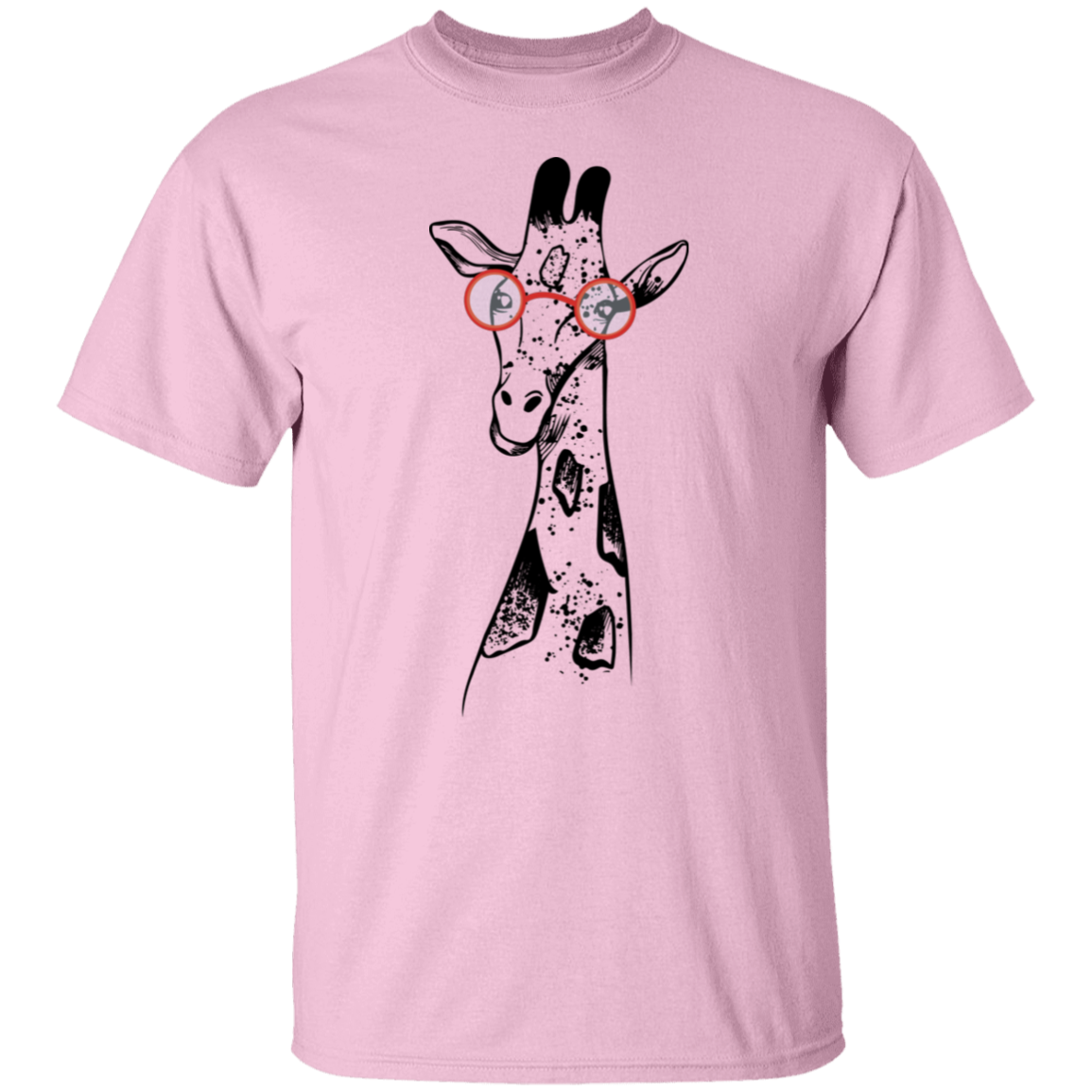 Giraffe With Glasses T-shirt