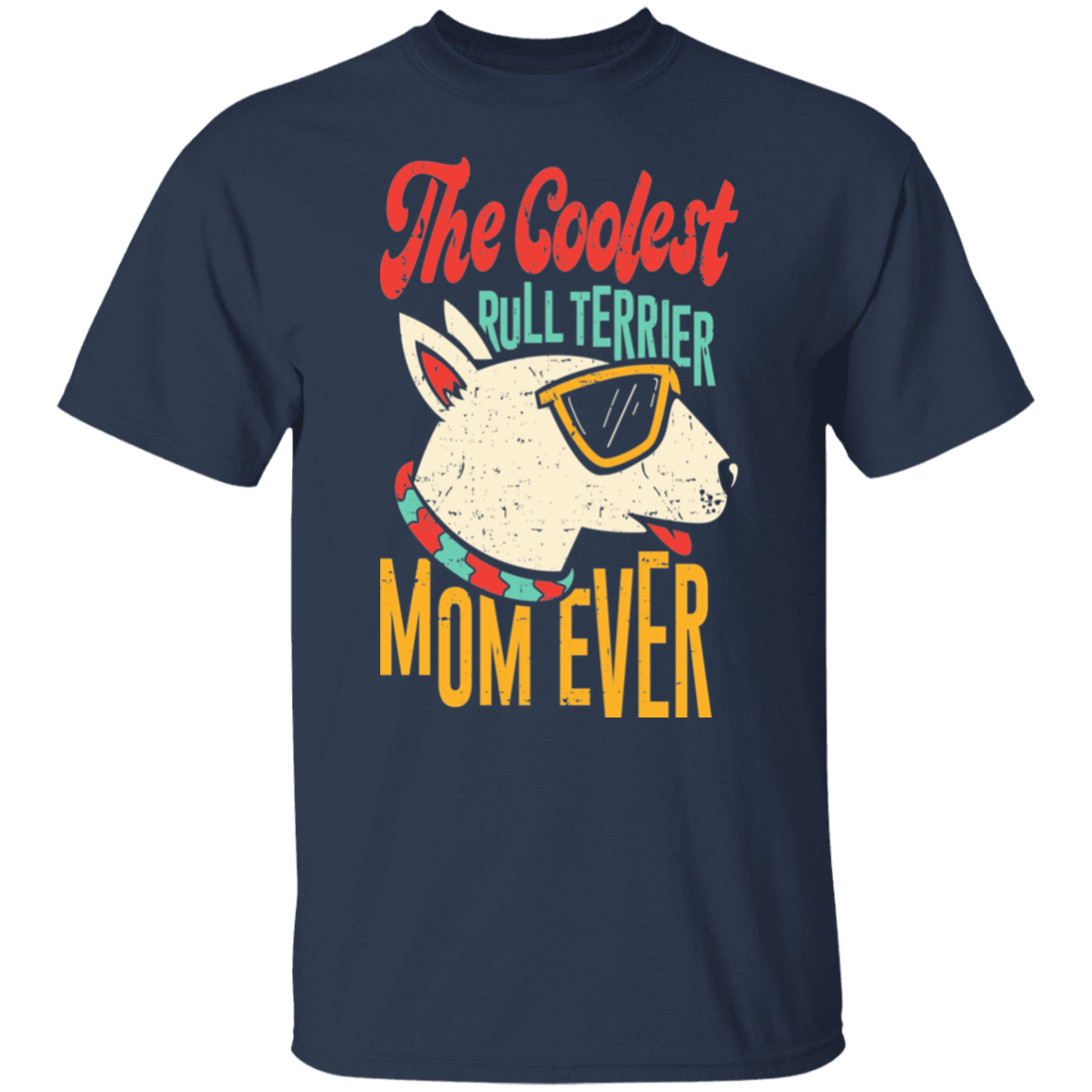 Show your Bullterrier Mom pride with this adorable T-Shirt!