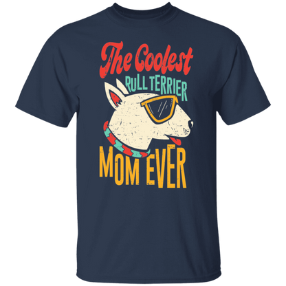 Show your Bullterrier Mom pride with this adorable T-Shirt!