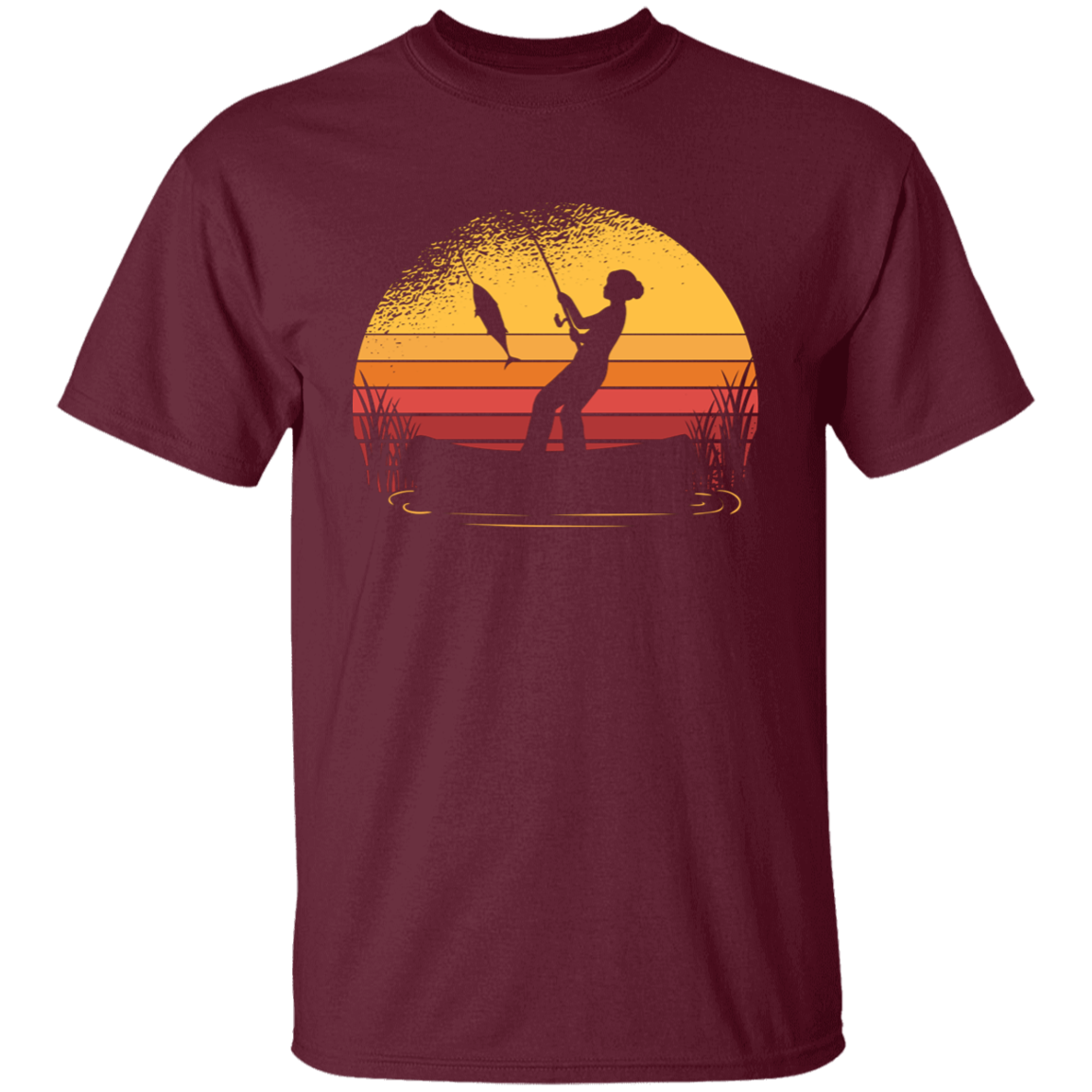 Woman fishing T-Shirt