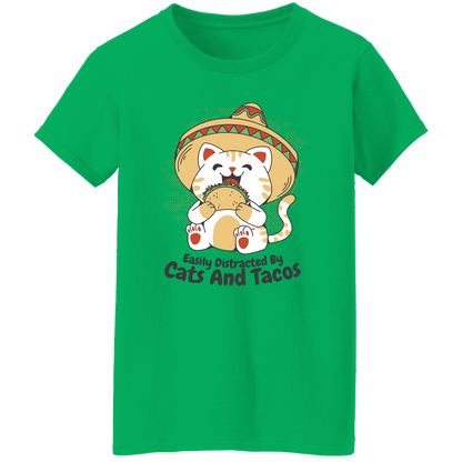 Cats and Tacos Ladies' T Shirt