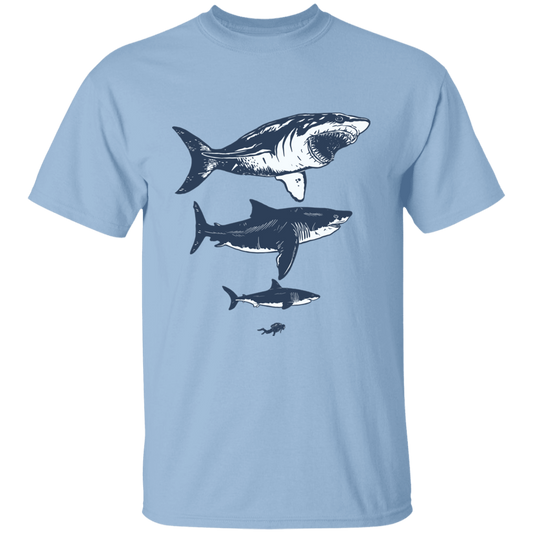 Megalodon sizes T-Shirt