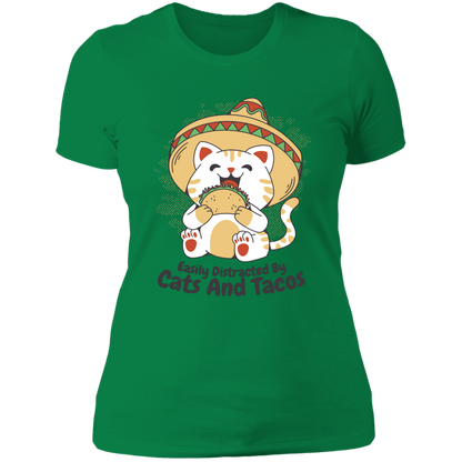 Cats and Tacos Ladies' T Shirt