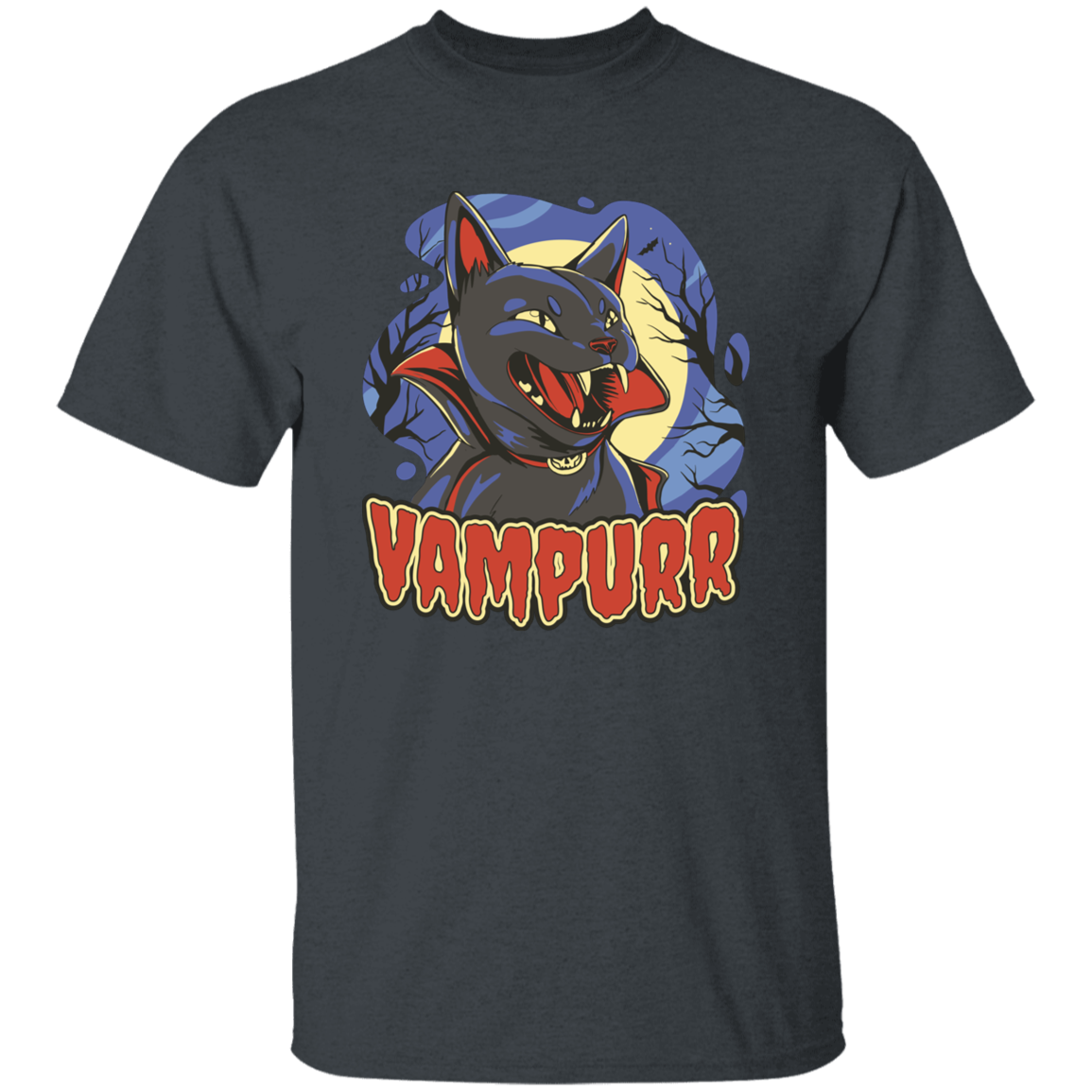 Vampire Black Cat T-Shirt