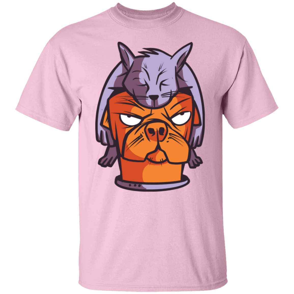 Cat on Dog T-Shirt