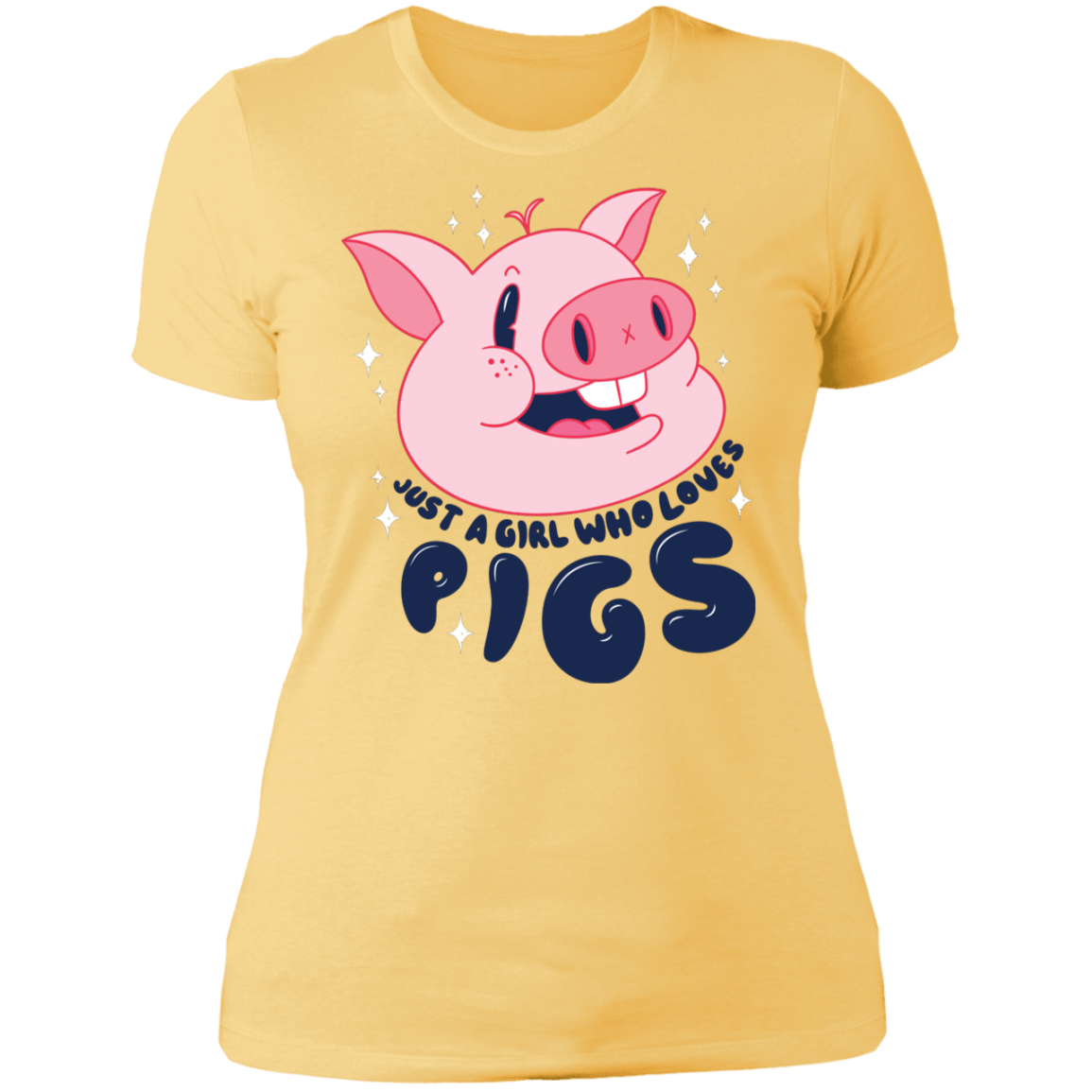 Girl Loves Pigs T-Shirt