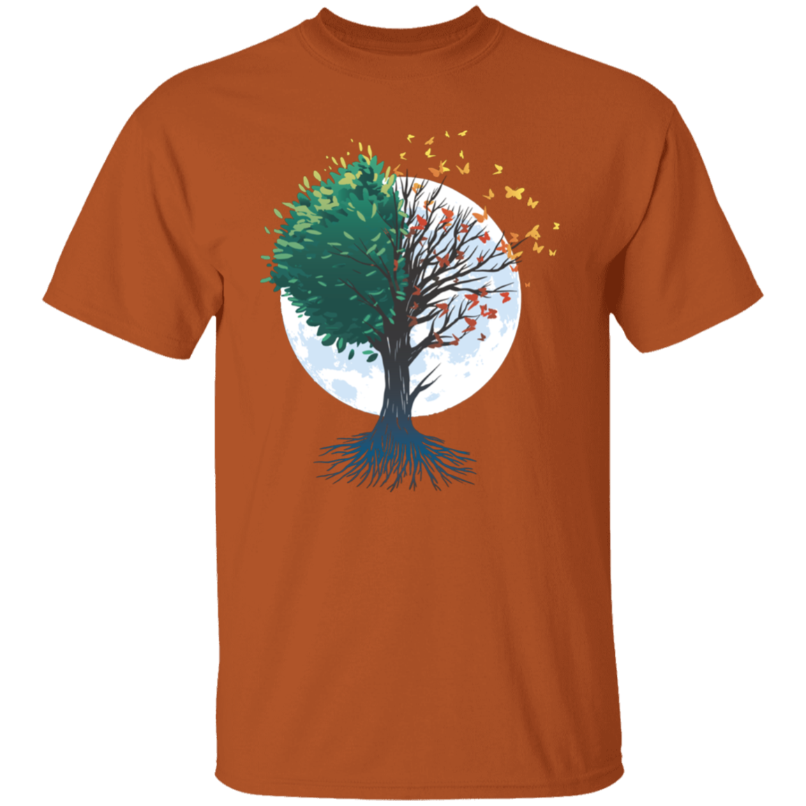 Tree Of Butterflies Autumn T-Shirt