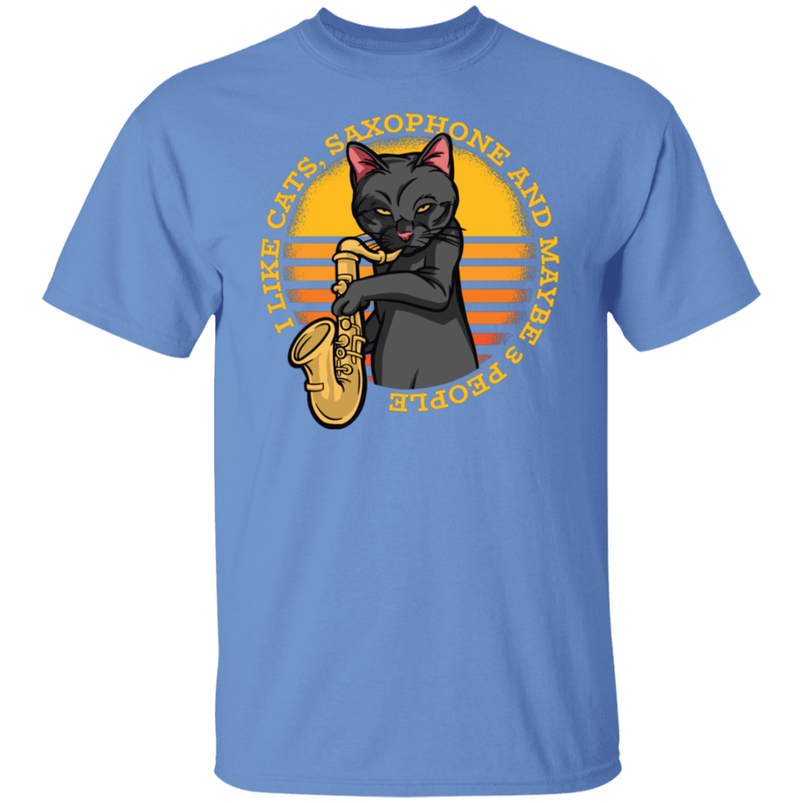 Cat Saxofón T-Shirt
