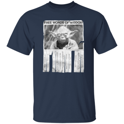 Yoda T-Shirt Free Words of Wisdom