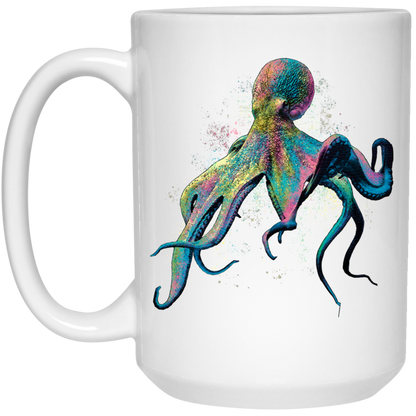 Octopus Coffee Mug Colorful Octopus