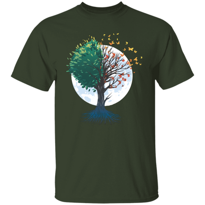 Tree Of Butterflies Autumn T-Shirt