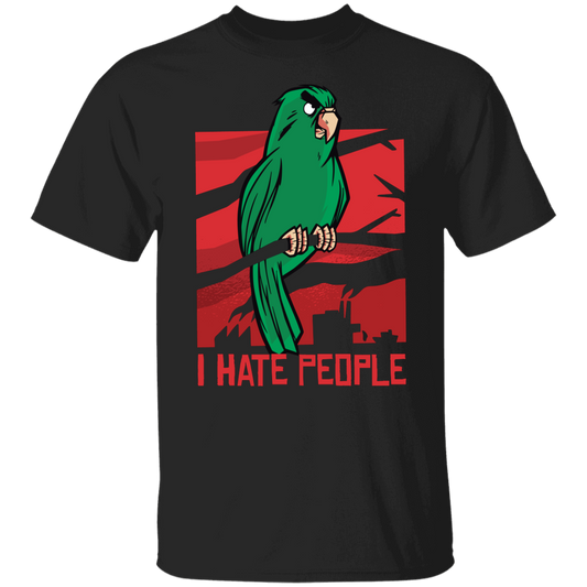 Parrot T-Shirt I Hate People