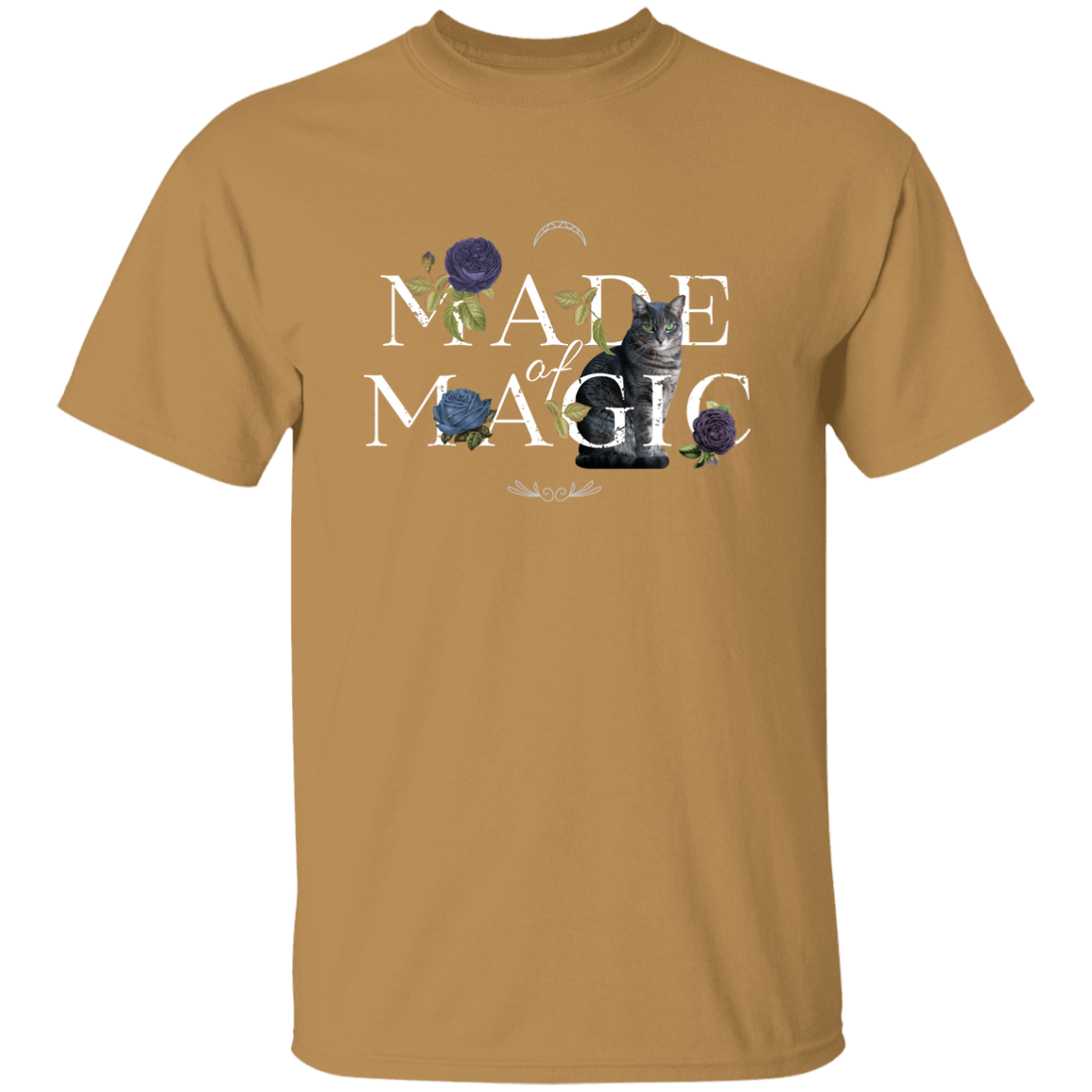 Floral Made of Magic Cat T-Shirt