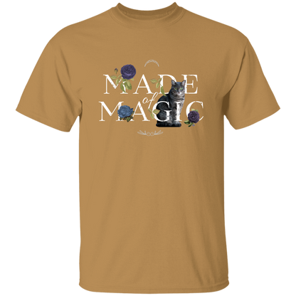 Floral Made of Magic Cat T-Shirt