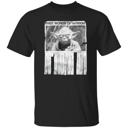 Yoda T-Shirt Free Words of Wisdom