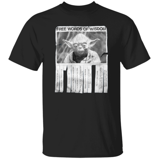 Yoda T-Shirt Free Words of Wisdom