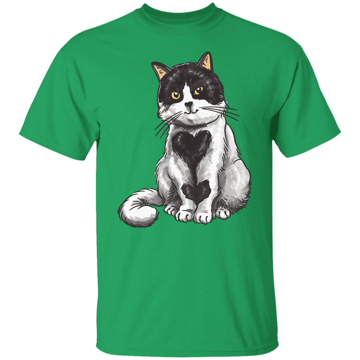 Lovely Heart Cat T-Shirt