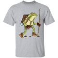 Frolic in Nature with the Hiking Frog T-Shirt !