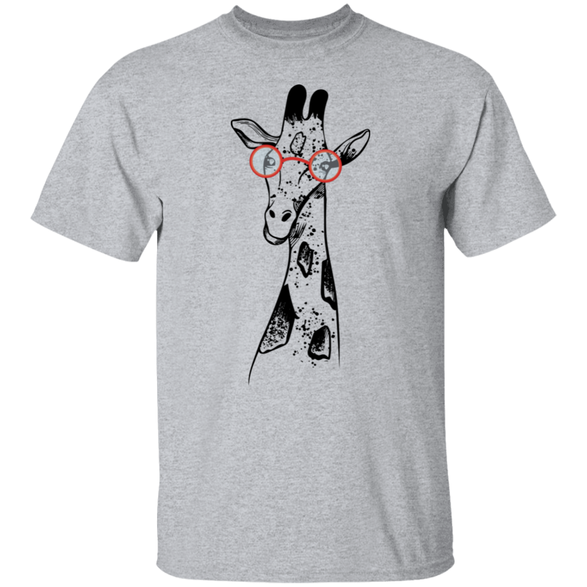Giraffe With Glasses T-shirt
