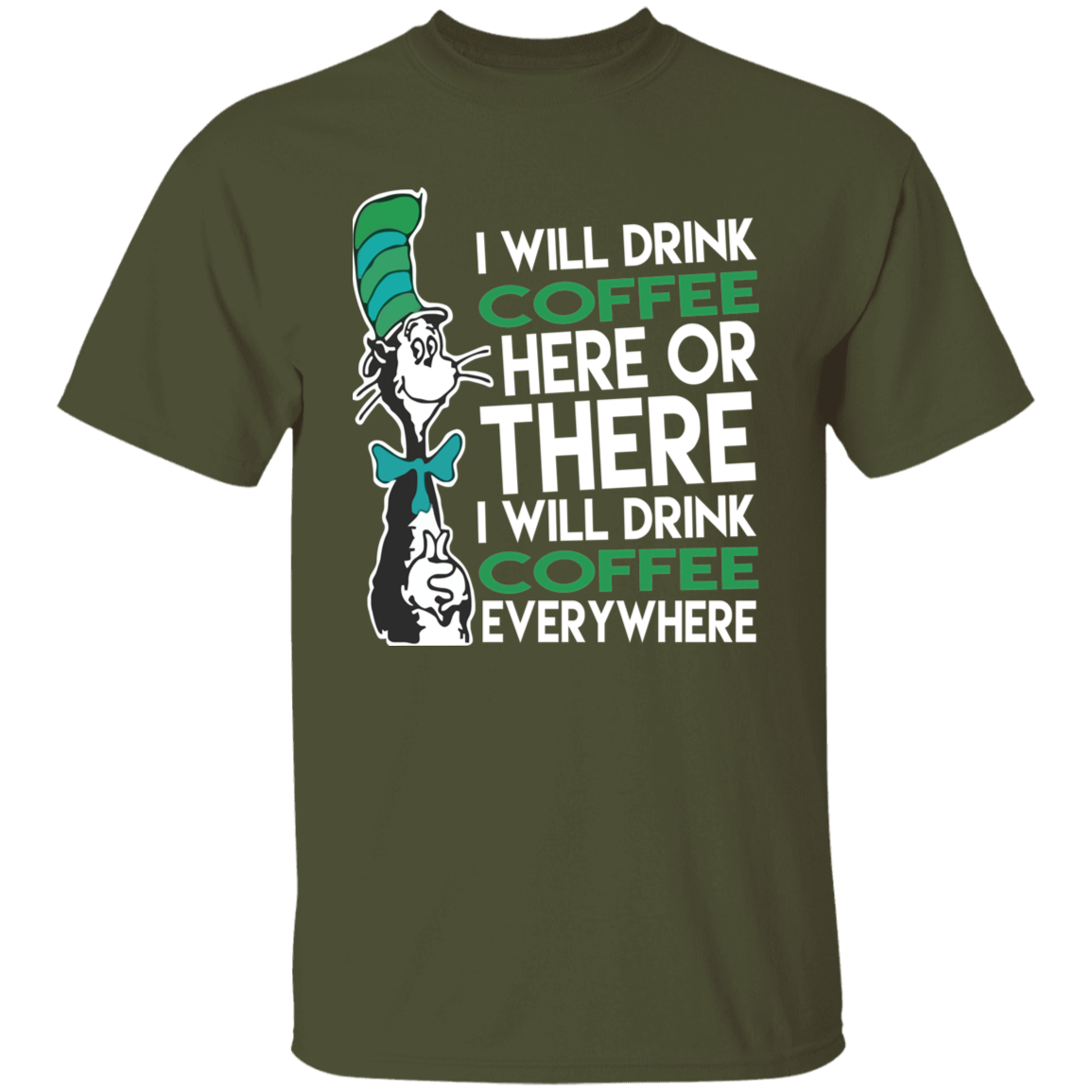 Dr Seuss Coffee Unisex T Shirt