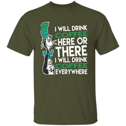 Dr Seuss Coffee Unisex T Shirt