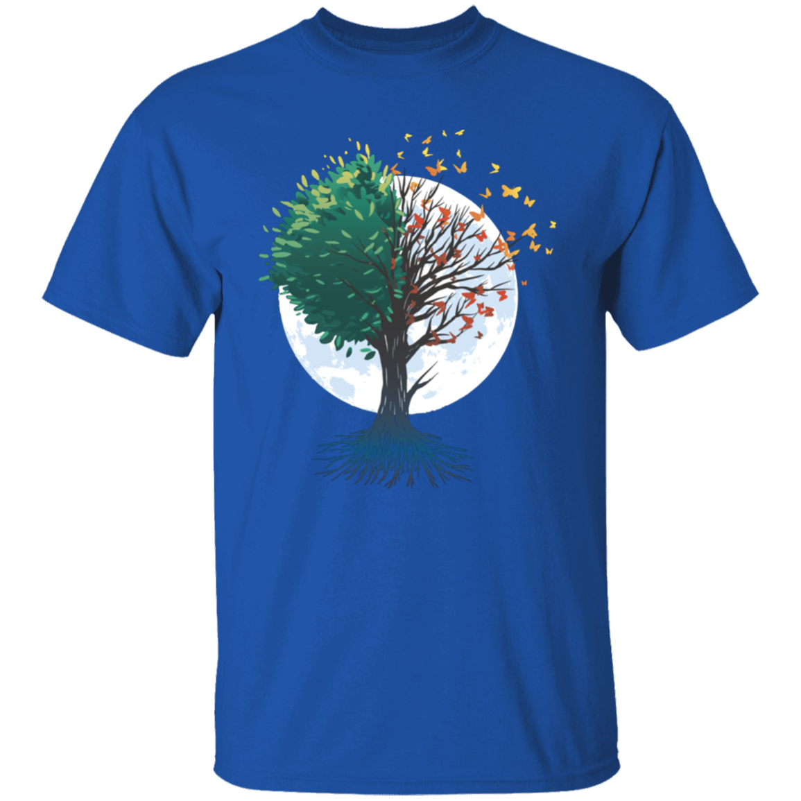 Tree Of Butterflies Autumn T-Shirt