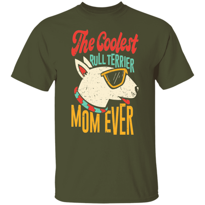 Show your Bullterrier Mom pride with this adorable T-Shirt!