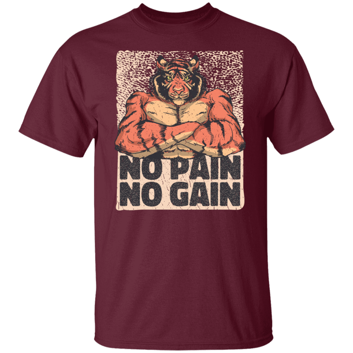 Muscular Tiger quote T-Shirt