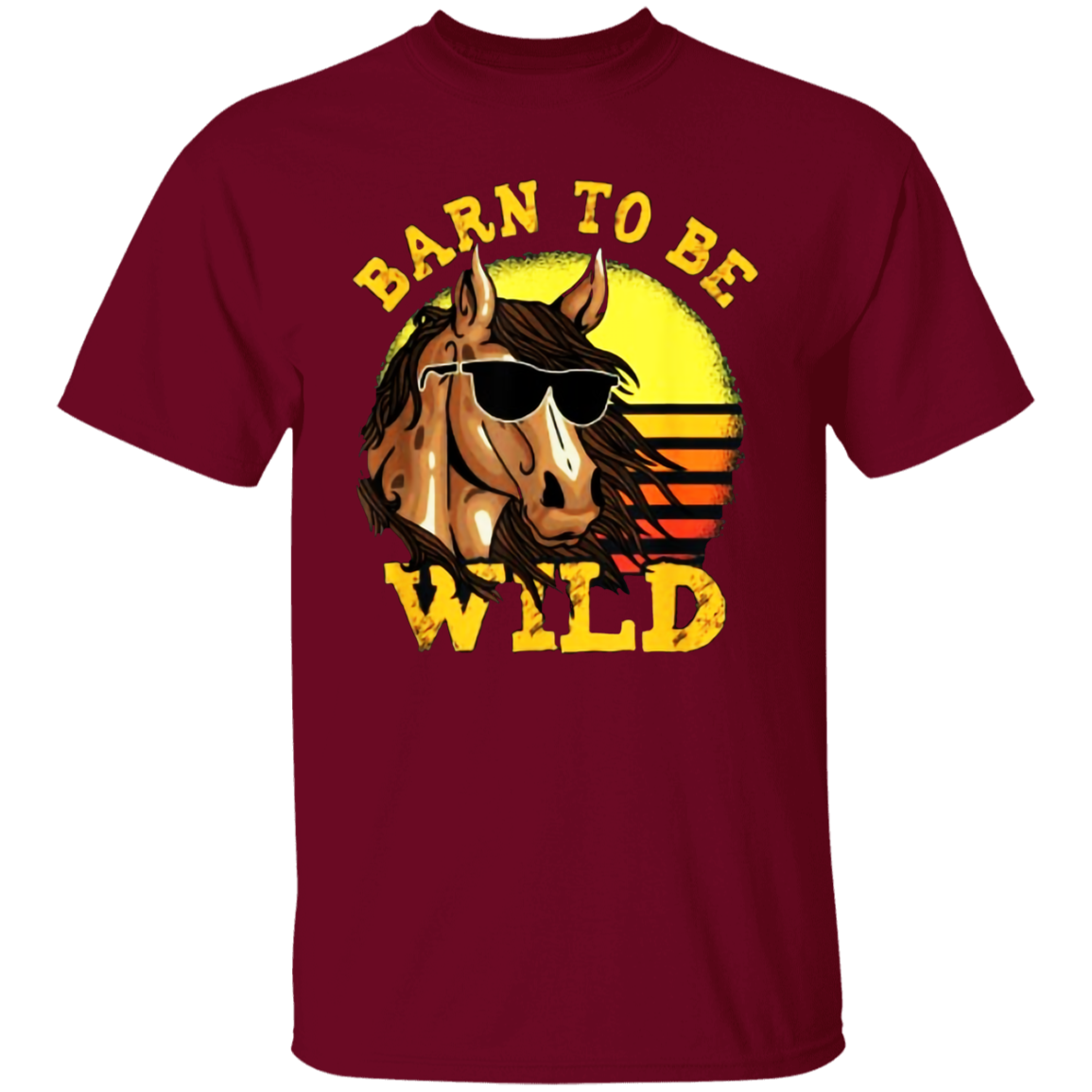 Cool Retro Horse T-Shirt