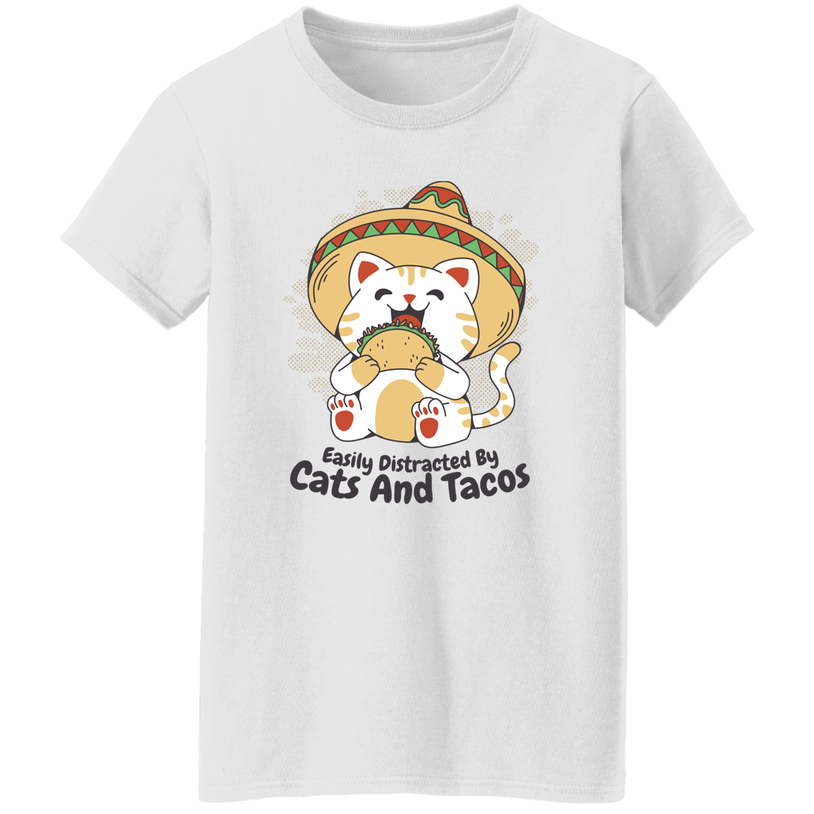 Cats and Tacos Ladies' T Shirt