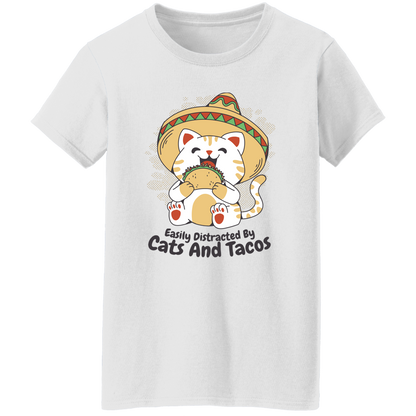 Cats and Tacos Ladies' T Shirt