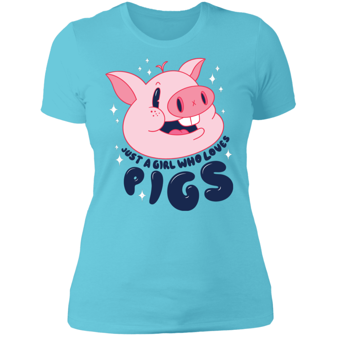 Girl Loves Pigs T-Shirt