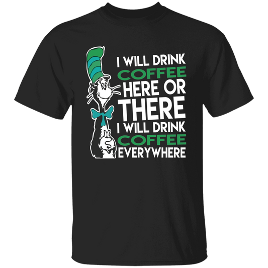 Dr Seuss Coffee Unisex T Shirt