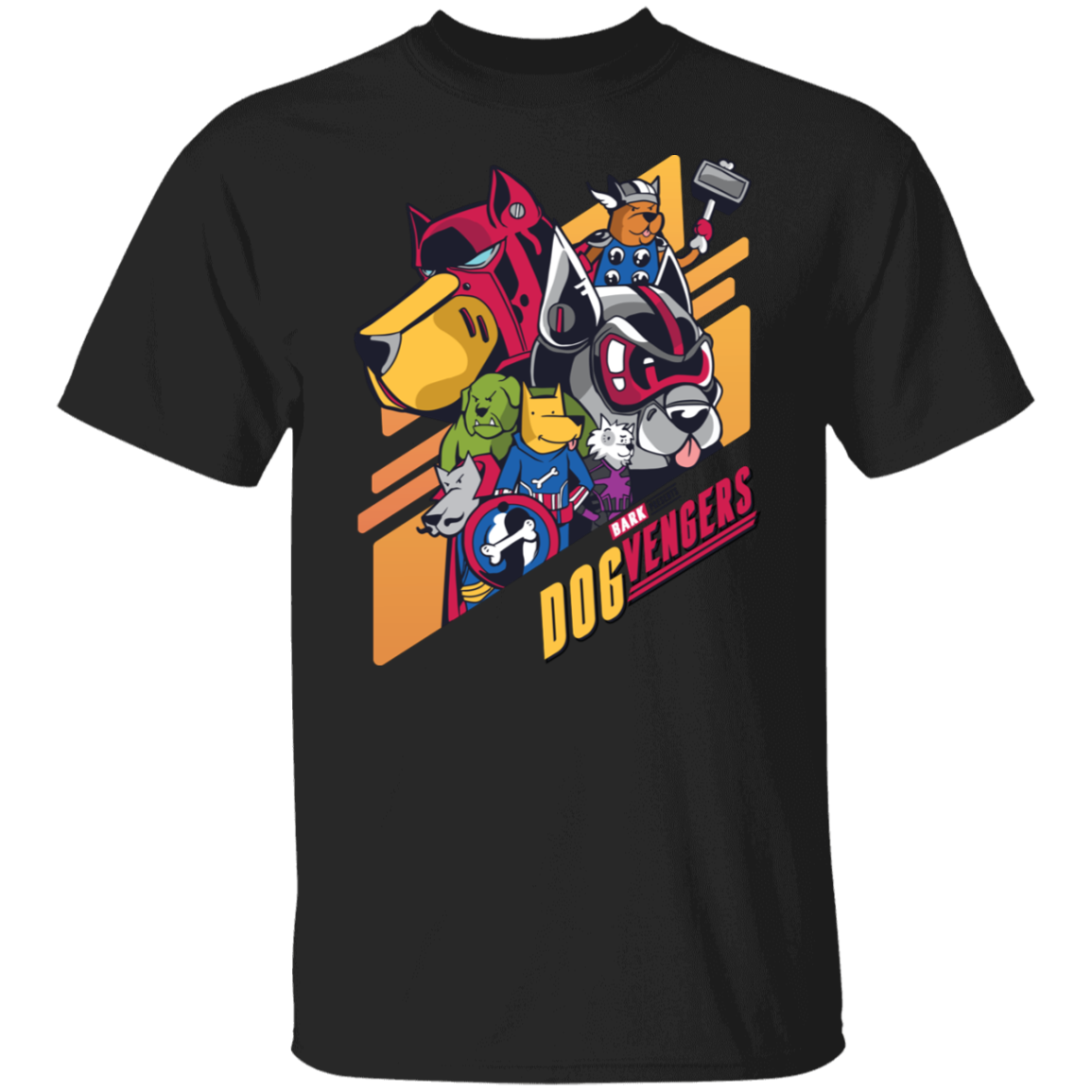 DogVengers T-Shirt Unleash the Canine Heroes!