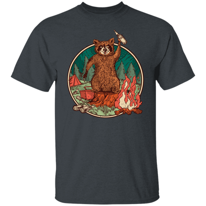 Camping Raccoon T-Shirt