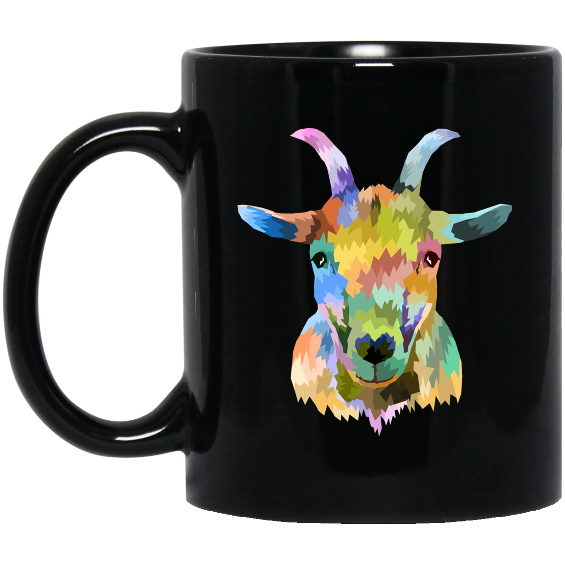 Goat Mug Colorful Style Goat