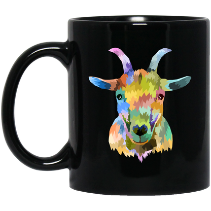 Goat Mug Colorful Style Goat