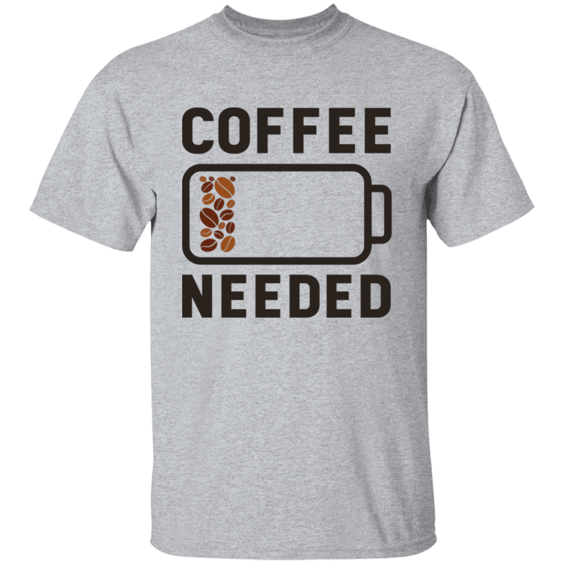 Coffee Beans Battery T Shirt