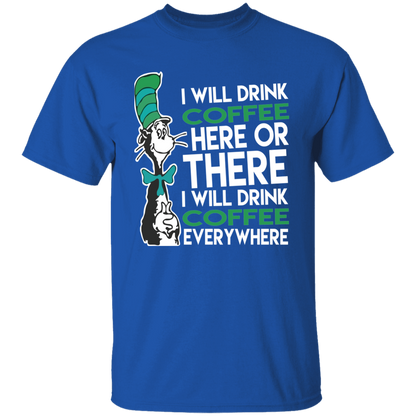 Dr Seuss Coffee Unisex T Shirt